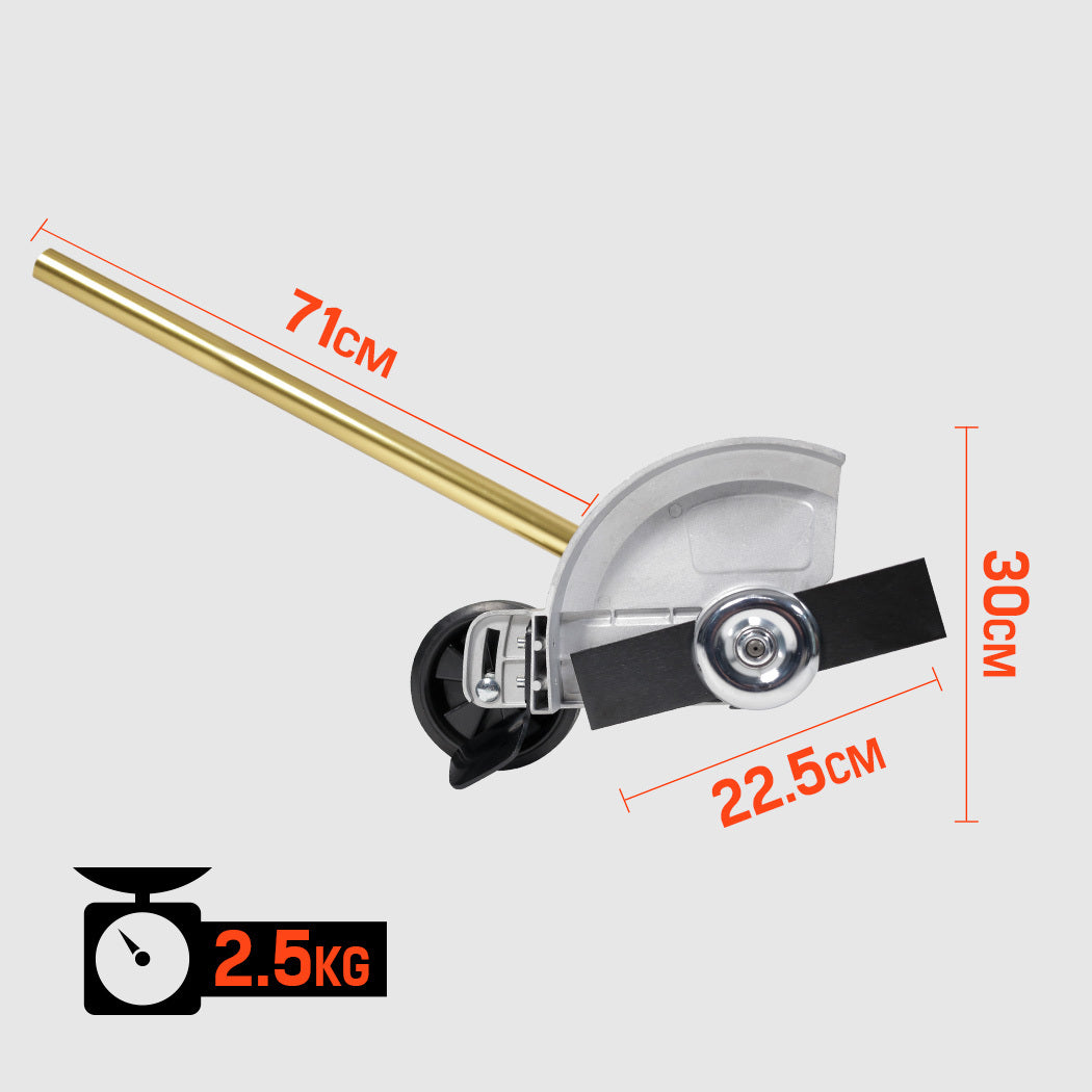 Garden Trimmer Edger Attachment for Precise Lawn Edging - Fits Square Spline Tools