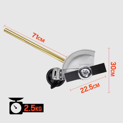 Garden Trimmer Edger Attachment for Precise Lawn Edging - Fits Square Spline Tools