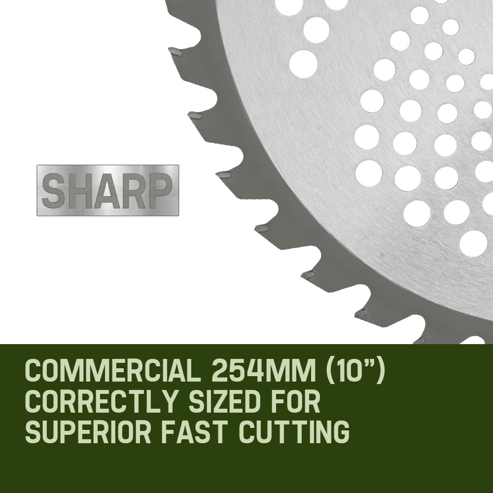 High-Performance 0.26m Carbide Tipped 40T Brush Cutter Blade for Garden Tools