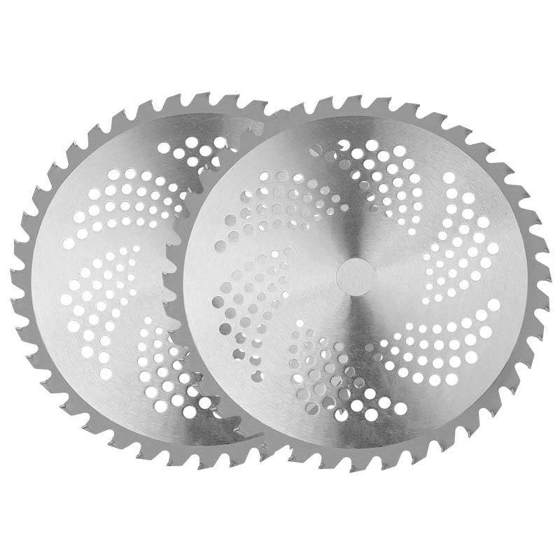 Carbide Tipped 0.25m Brush Cutter Blade, 40-Tooth for Thick Scrub Cutting