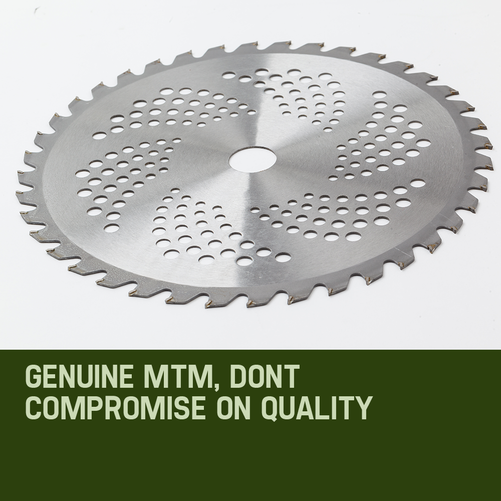 5-Pack 0.25m Carbide Tipped Brush Cutter Blades - 40 Tooth, No Sharpening