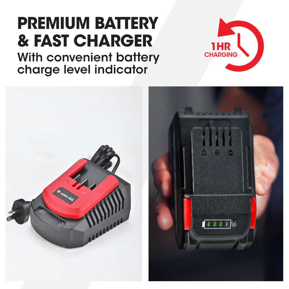 Cordless 2-in-1 Line Trimmer & Edger, 20V Battery, 3 Angle Settings
