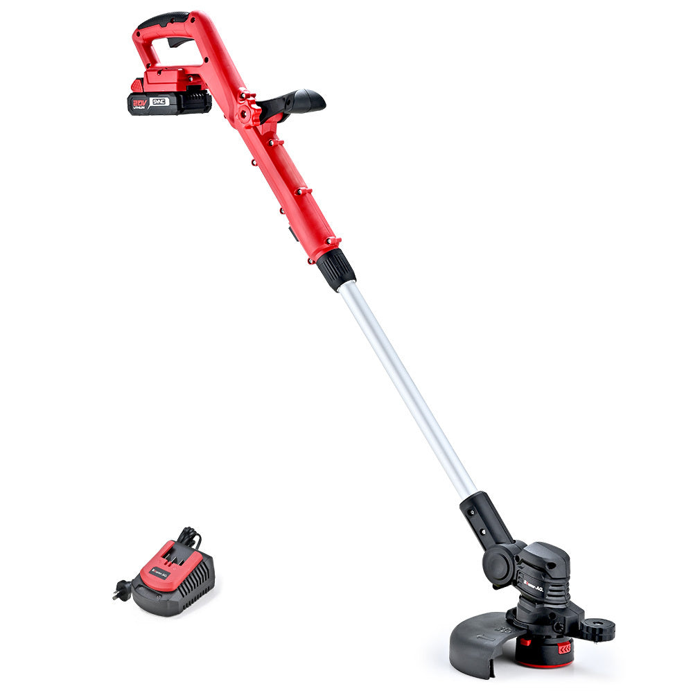 Cordless 2-in-1 Line Trimmer & Edger, 20V Battery, 3 Angle Settings