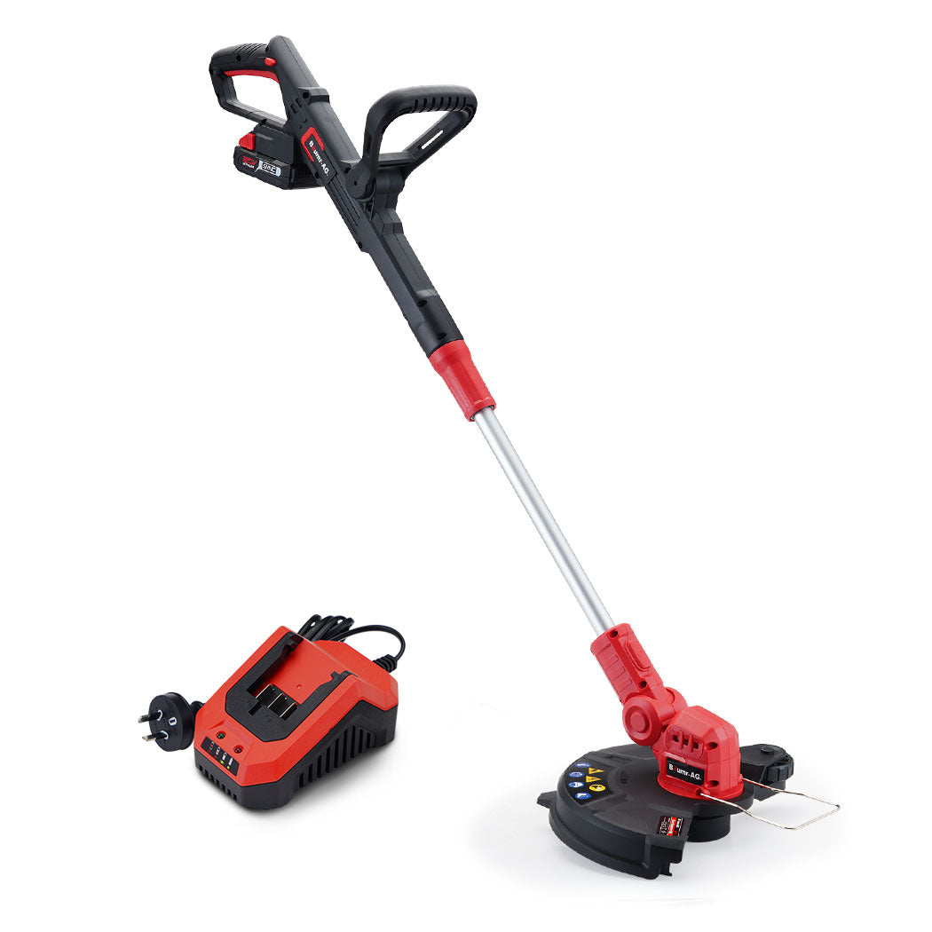 20V Cordless Line Trimmer with 0.5m Telescopic Shaft and Battery Kit
