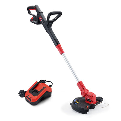 20V Cordless Line Trimmer with 0.5m Telescopic Shaft and Battery Kit