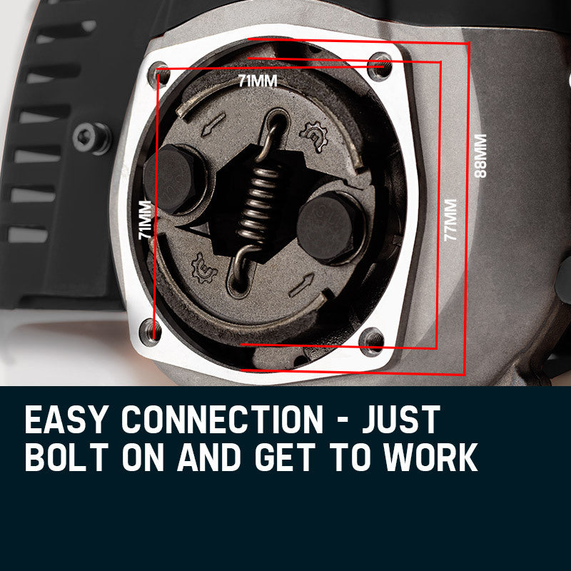 65cc 2-Stroke Replacement Engine for Pole Tools, Compatible with 25-65cc Brands