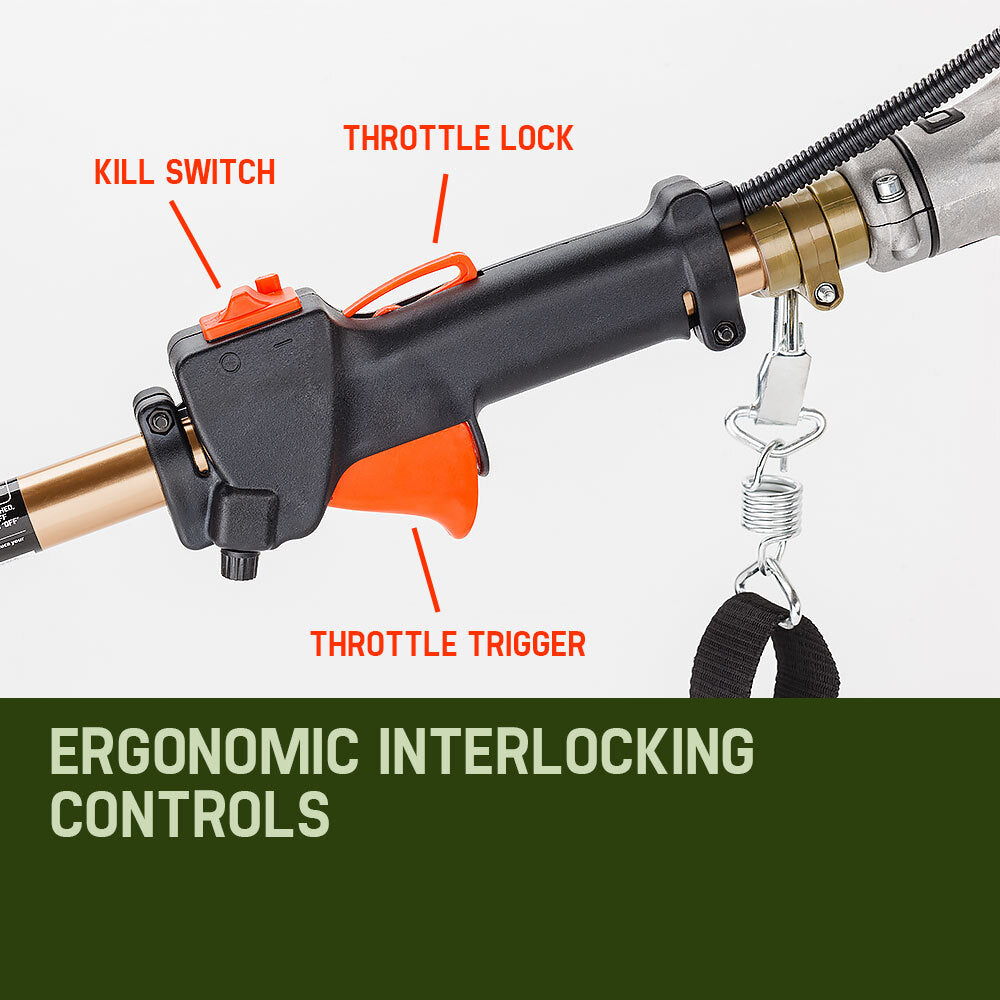 65cc Long Reach Pole Chainsaw with Easy Start and Bonus Safety Pack