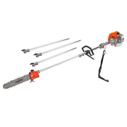 62CC Petrol Pole Chainsaw with 3m Extension and Safety Kit