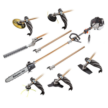 65cc Multi-Tool with 7 Attachments and 3m Reach - Ultimate Gardening Machine