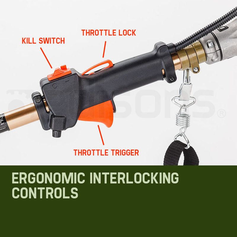 65cc Multi-Tool with 7 Attachments and 3m Reach - Ultimate Gardening Machine