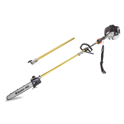 65cc Pole Chainsaw Pruner with Extension Pole and Safety Accessory Kit