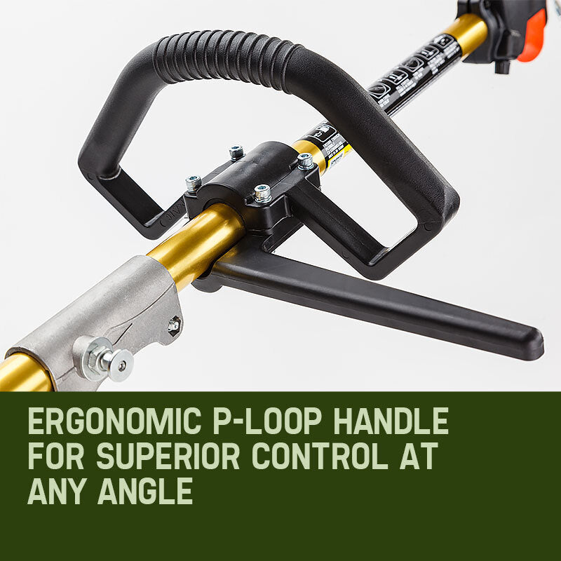 65cc Pole Chainsaw Pruner with Extension Pole and Safety Accessory Kit