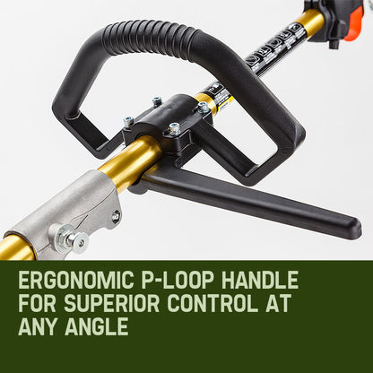 65cc Pole Chainsaw Pruner with Extension Pole and Safety Accessory Kit