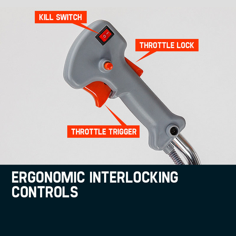 7-in-1 62cc Multi-Tool Brushcutter with Carbide Blades and Accessories