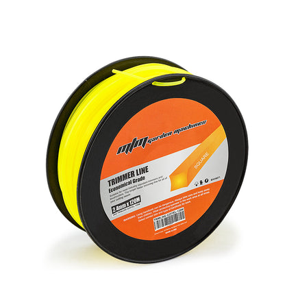 2.4mm x 120m Square Edge Trimmer Line for Precision Cutting and Durability