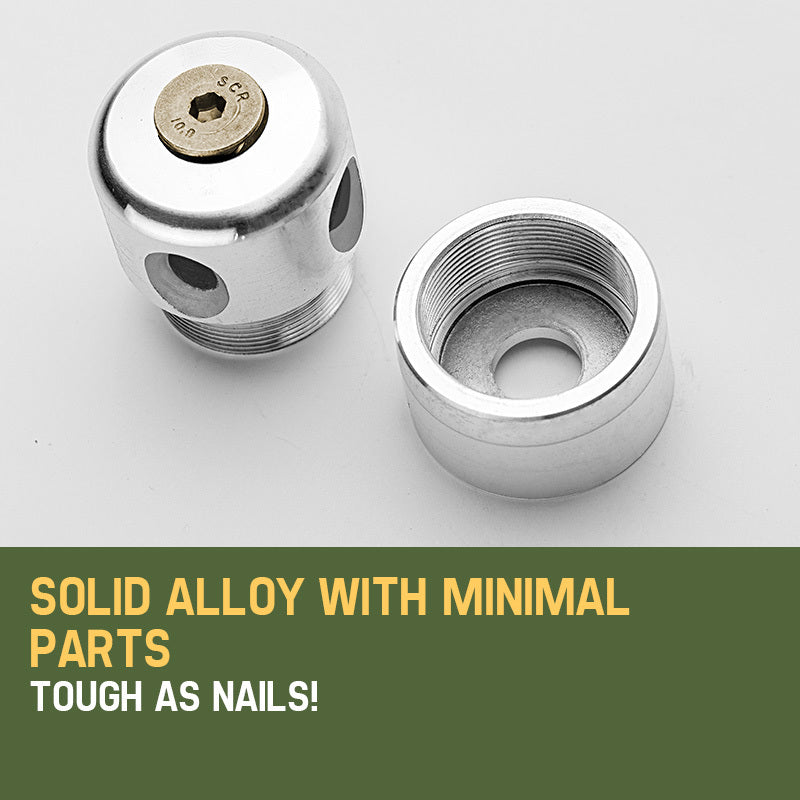 Alloy Trimmer Head for Brushcutters, Precision Cutting, 2.0-3.2mm Line Compatible