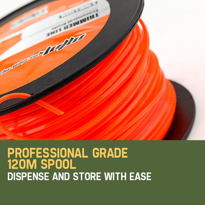 Heavy-Duty 3.1mm x 120m Square Edge Trimmer Line for Precision Cutting