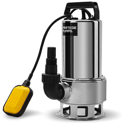 2000W Submersible Dirty Water Pump, 24,000 L/h, 12.5m Delivery Height