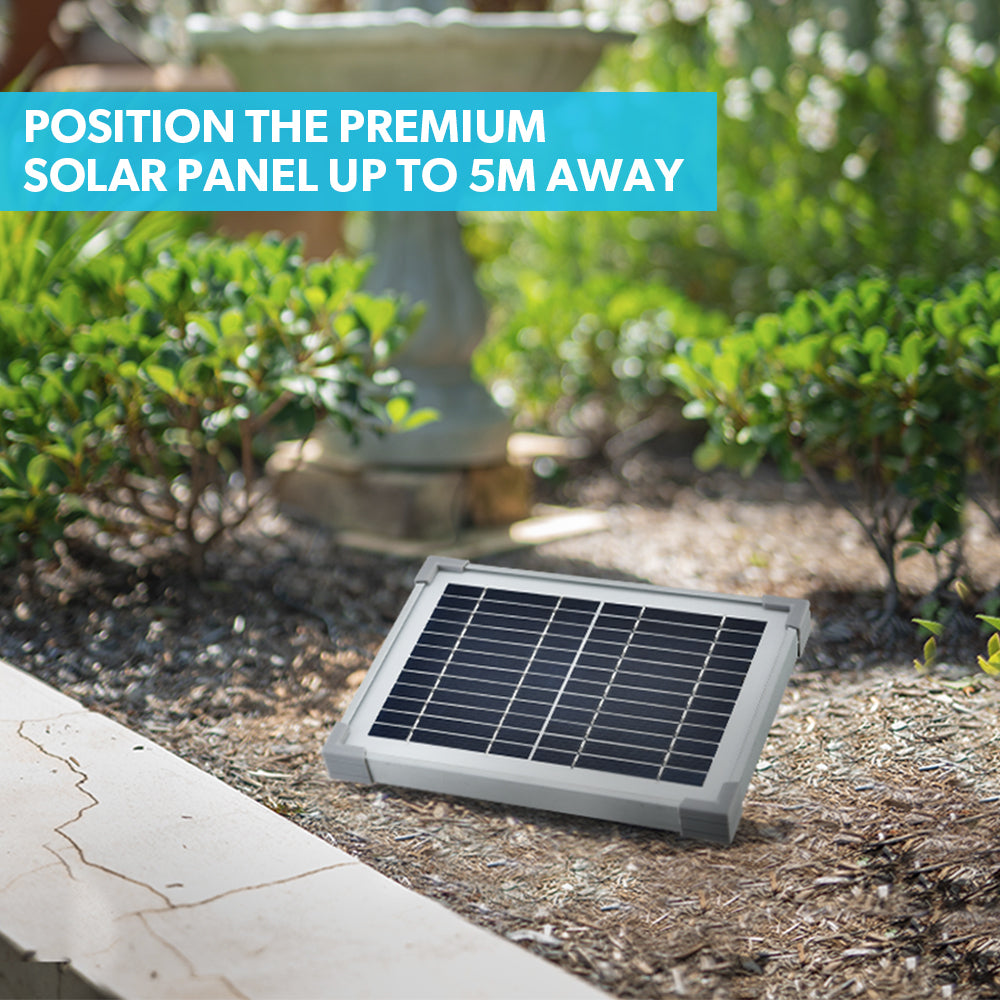 5W Solar Pond Fountain Kit with Eco Filter and Polycrystalline Panel
