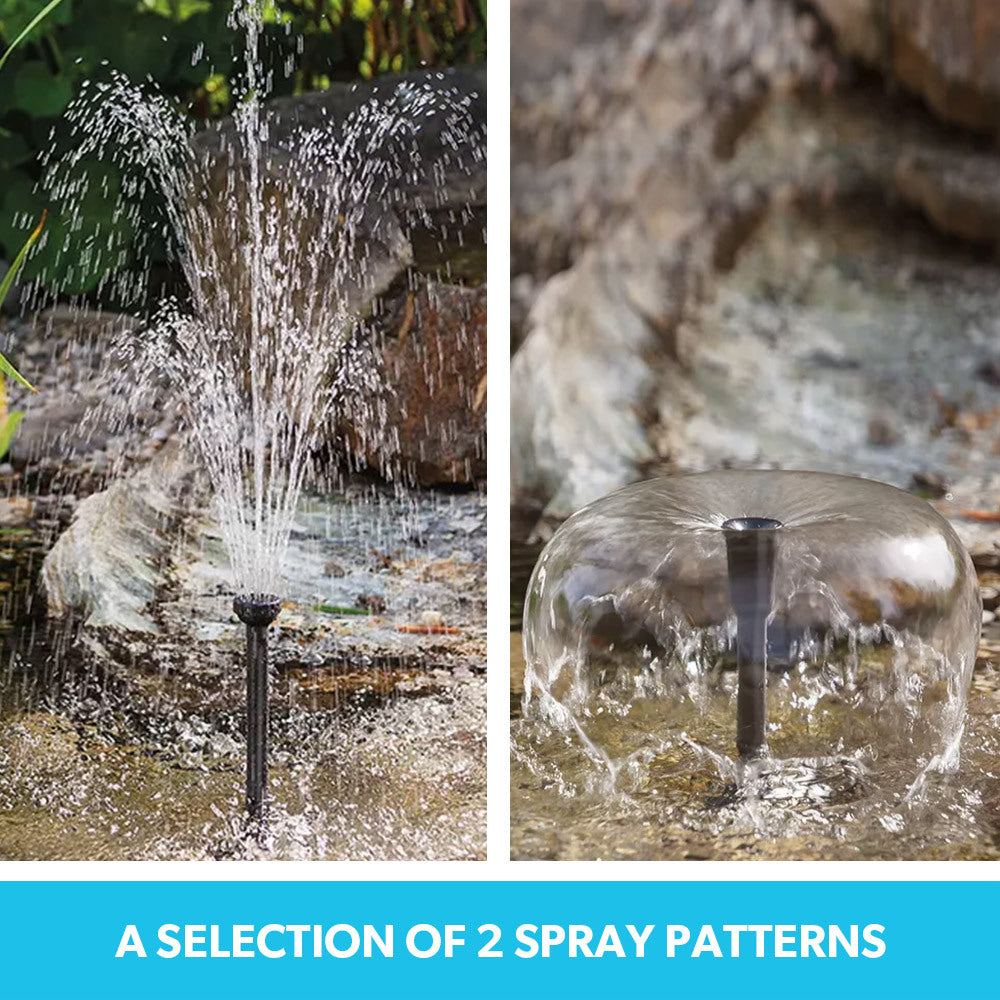 5W Solar Pond Fountain Kit with Eco Filter and Polycrystalline Panel