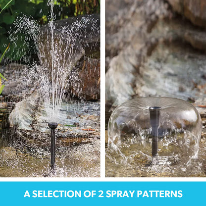 5W Solar Pond Fountain Kit with Eco Filter and Polycrystalline Panel