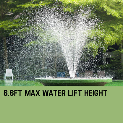 50W Solar Fountain Pump Kit with 5m Cable and Adjustable Height