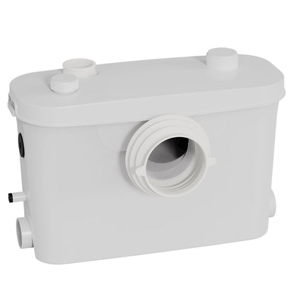 Macerator Pump with 4 Inlets for Toilet, Shower, Sink, and Washing Machine