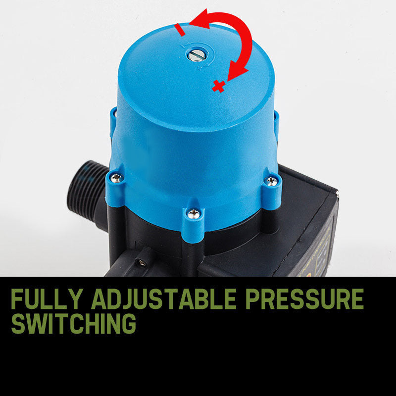 Automatic Water Pump Controller with Adjustable Pressure Switch, Plug & Play