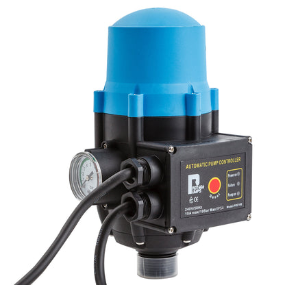 Automatic Water Pump Controller with Adjustable Pressure Switch, Plug & Play