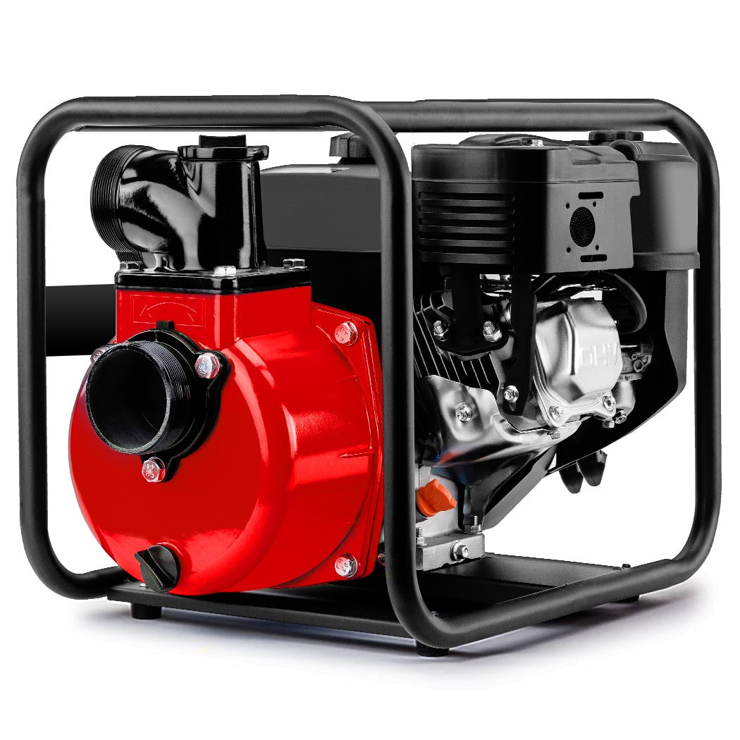 8HP 0.08m High Flow Petrol Water Pump - 40,000L/hr, 60m Head, 3-Hour Run Time