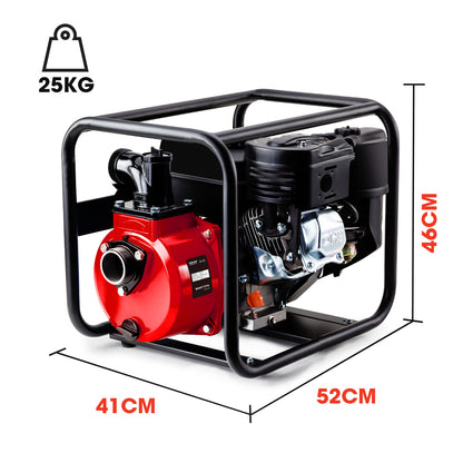 8HP Petrol Water Pump with 0.05m Inlet, 30,000L/h Flow, 50m Head