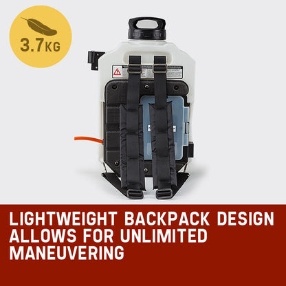 15L Multifunction Backpack Sprayer with 1.25m Hose and 18V Battery