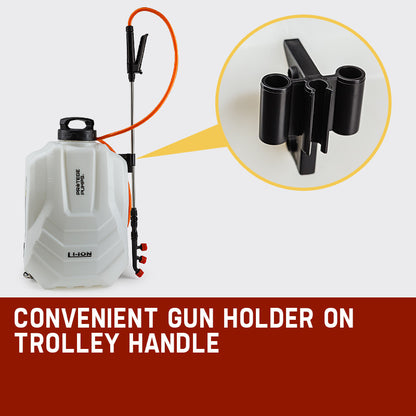 15L Multifunction Backpack Sprayer with 1.25m Hose and 18V Battery