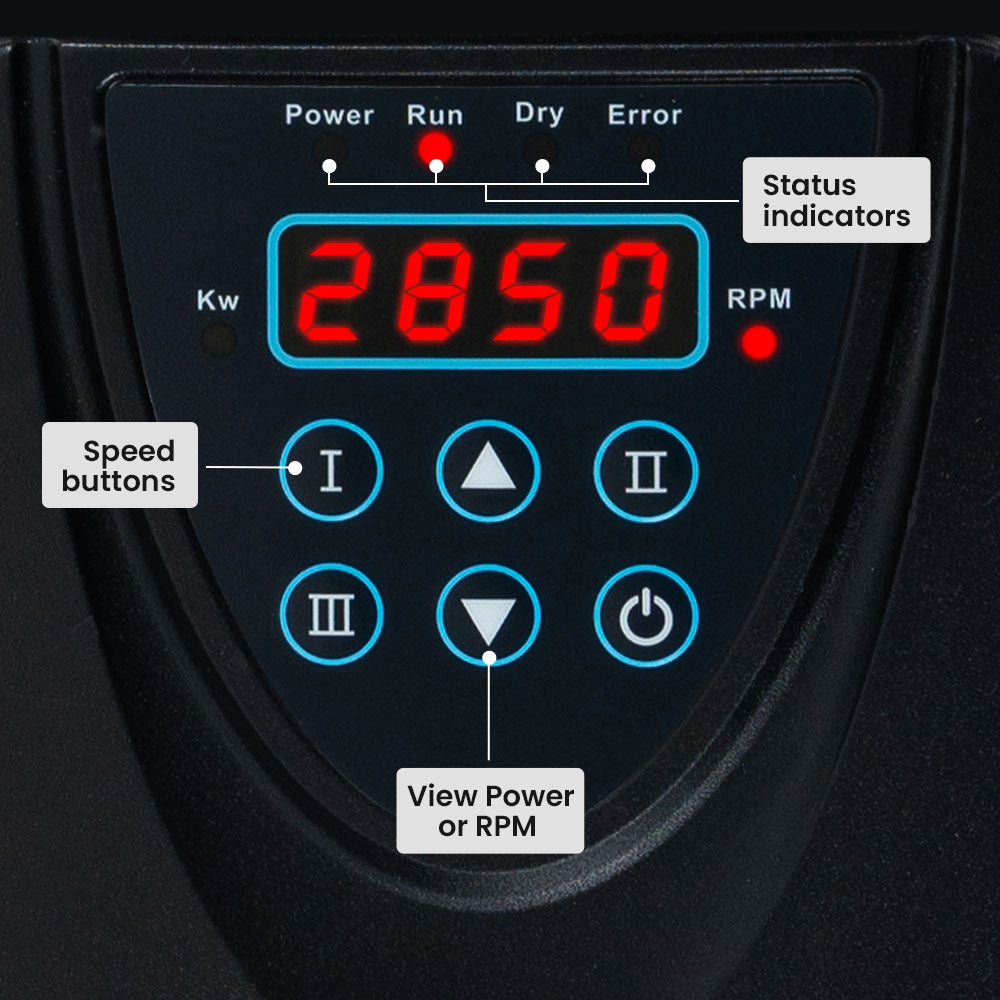 Variable Speed Pool & Spa Pump, 1.0HP, 3 Speed, Quiet & Economical, 1 Meter