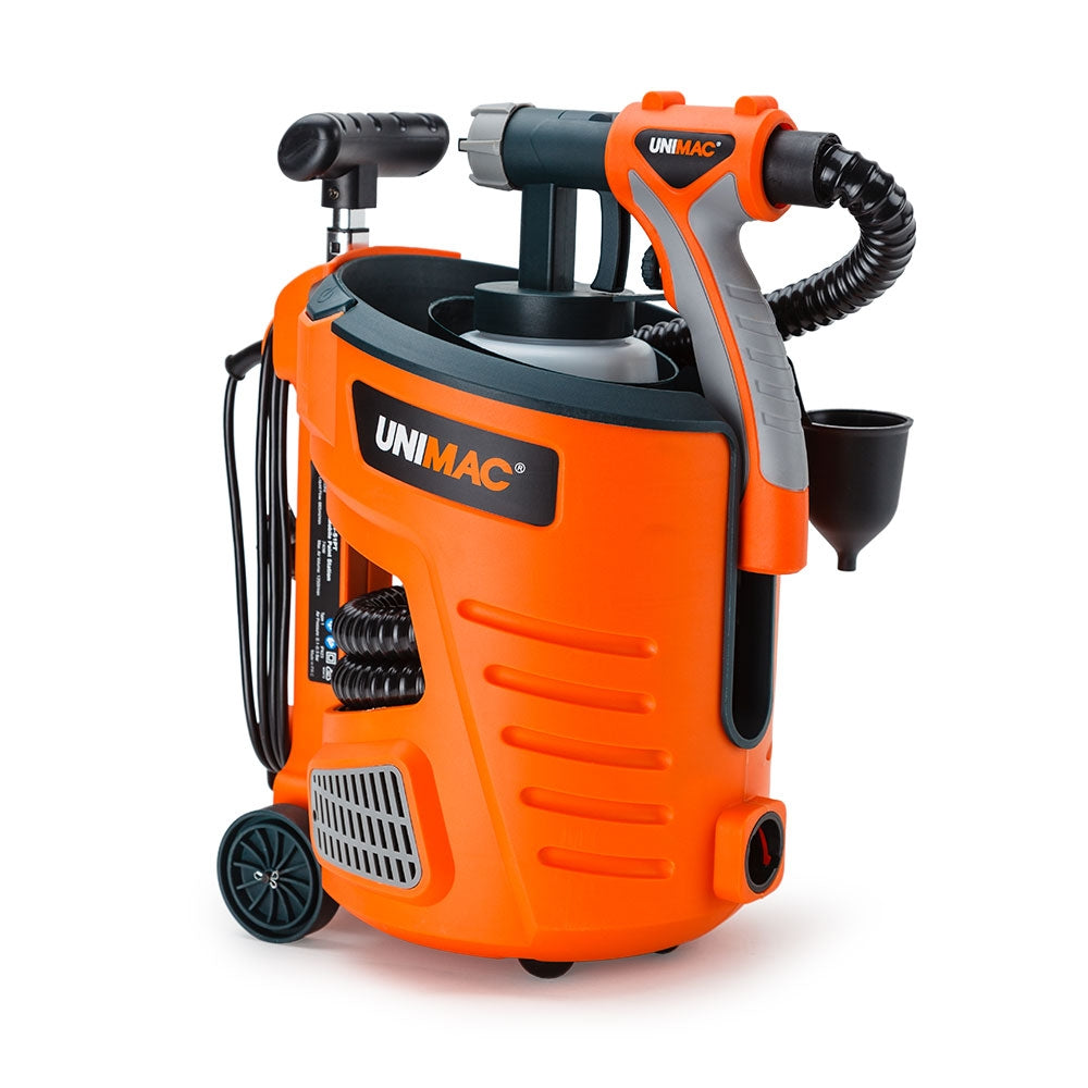 740W Electric Paint Sprayer with 3m Hose and Trolley Handle for DIY Projects