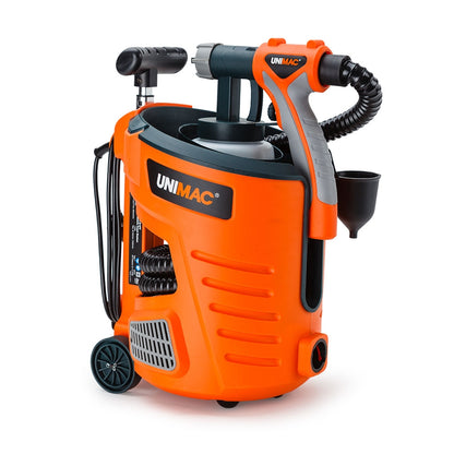 740W Electric Paint Sprayer with 3m Hose and Trolley Handle for DIY Projects