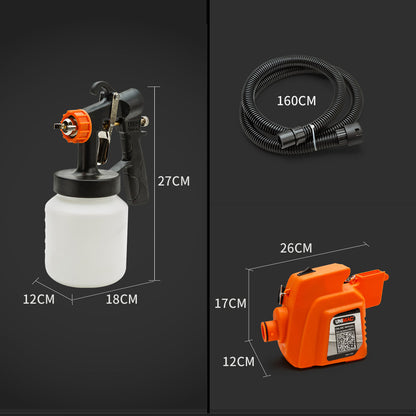 3-Way Nozzle Electric Paint Sprayer Gun HVLP Station with 1.6m Hose, 450W