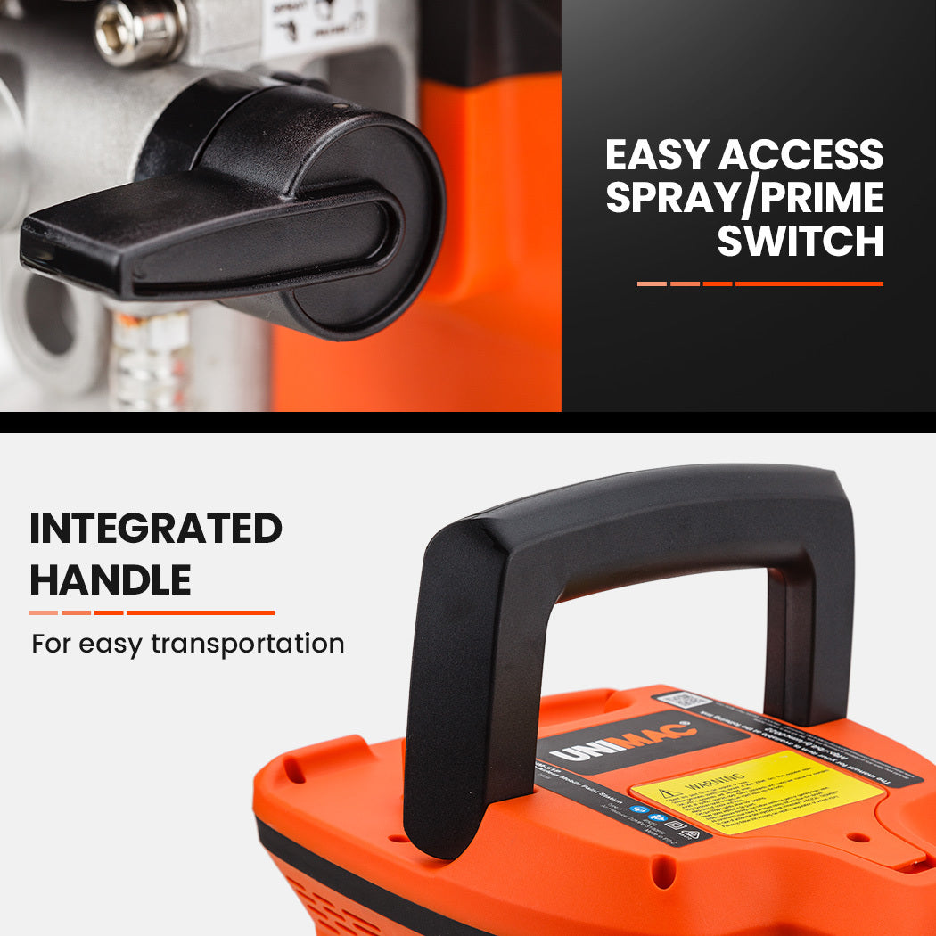 740W Electric Airless Paint Sprayer Gun with 7.5m Hose and Nozzle Extension