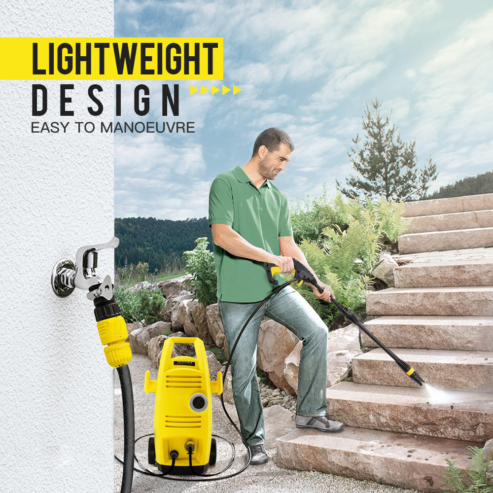 2100PSI Electric Pressure Washer with 5m Hose and Bonus Attachments
