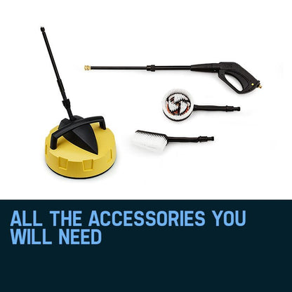 Electric Pressure Washer 3500PSI with 0.1m Hose Reel, Turbo Wand & Brushes