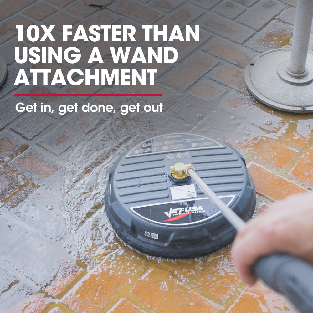 15m Pressure Washer Surface Cleaner for Driveways and Patios, 3100 PSI