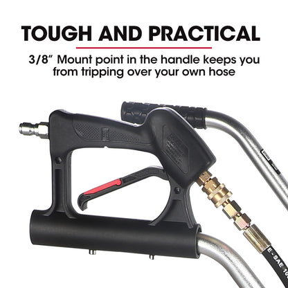 Stainless Steel Pressure Washer Surface Cleaner, 46cm, 3/8" Fitting, 4000 PSI