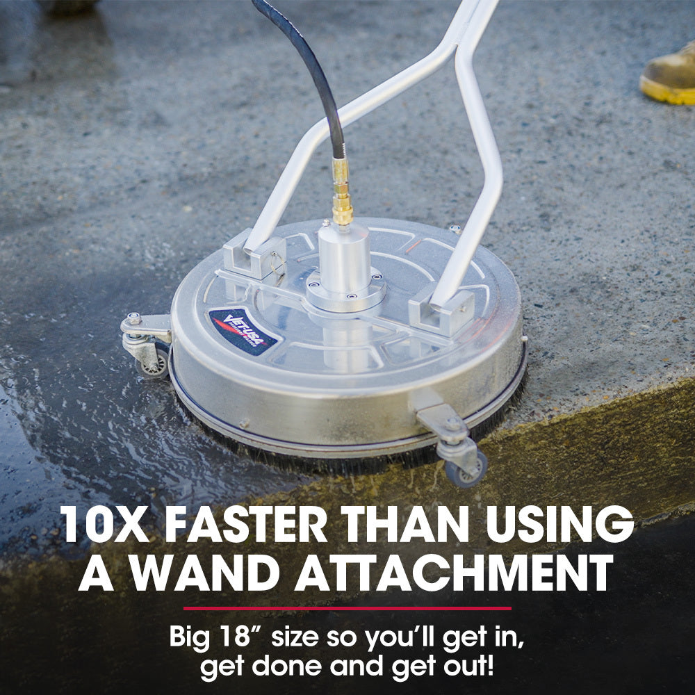 21 Meter Pressure Washer Surface Cleaner with Stainless Steel Body