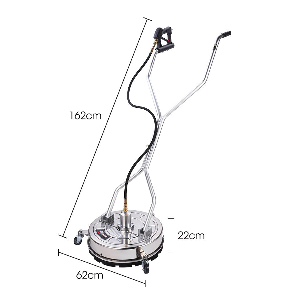 21 Meter Pressure Washer Surface Cleaner with Stainless Steel Body
