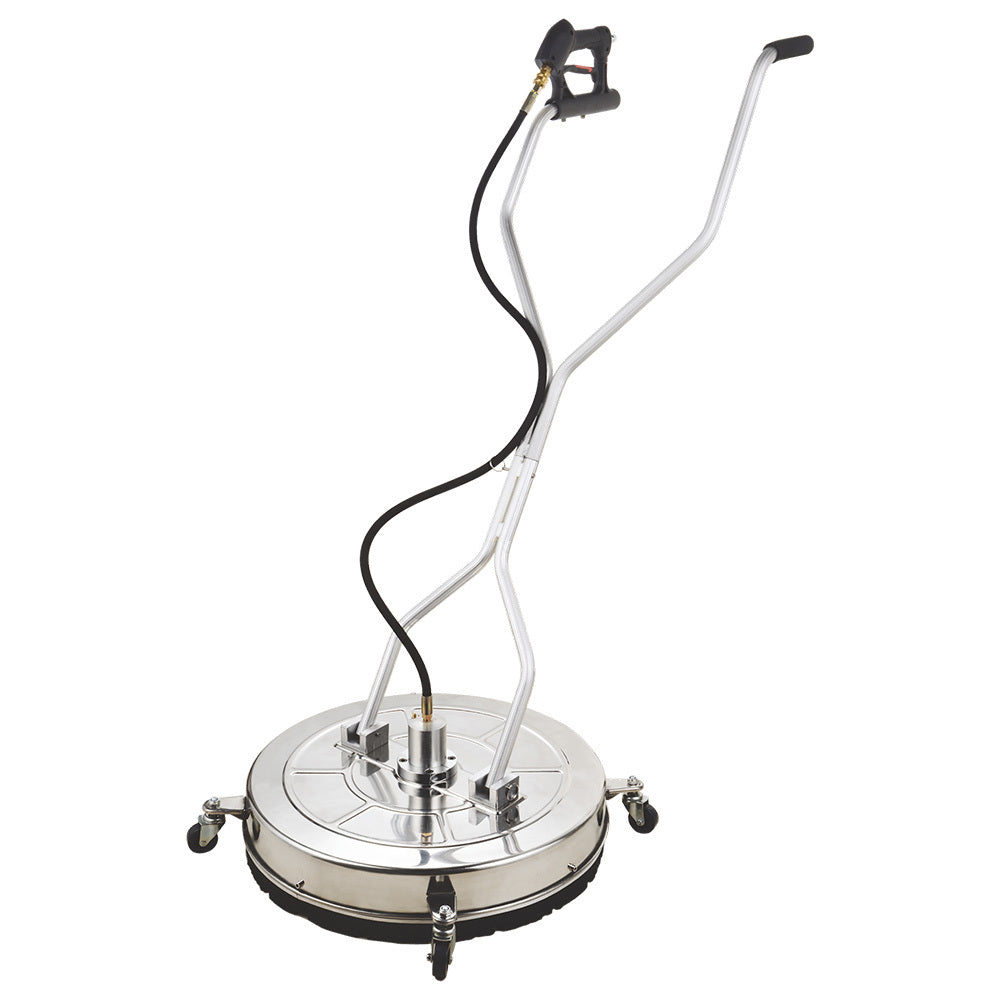 24m Stainless Steel Pressure Washer Surface Cleaner with Yoke Handlebar