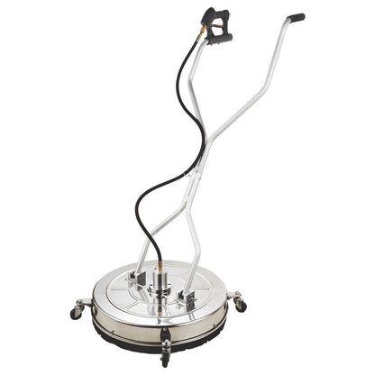 24m Stainless Steel Pressure Washer Surface Cleaner with Yoke Handlebar