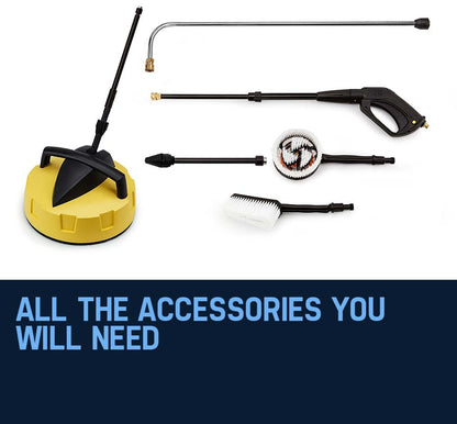 Electric High Pressure Washer, 3500 PSI, 30m Reach, 12.7m Hose, Turbo Wand