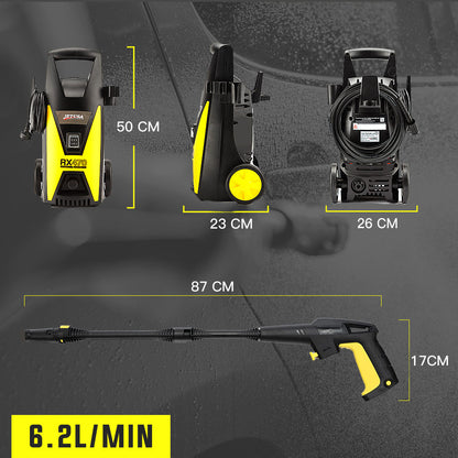 1800PSI Electric Pressure Washer with Attachments, Lightweight & Compact Design