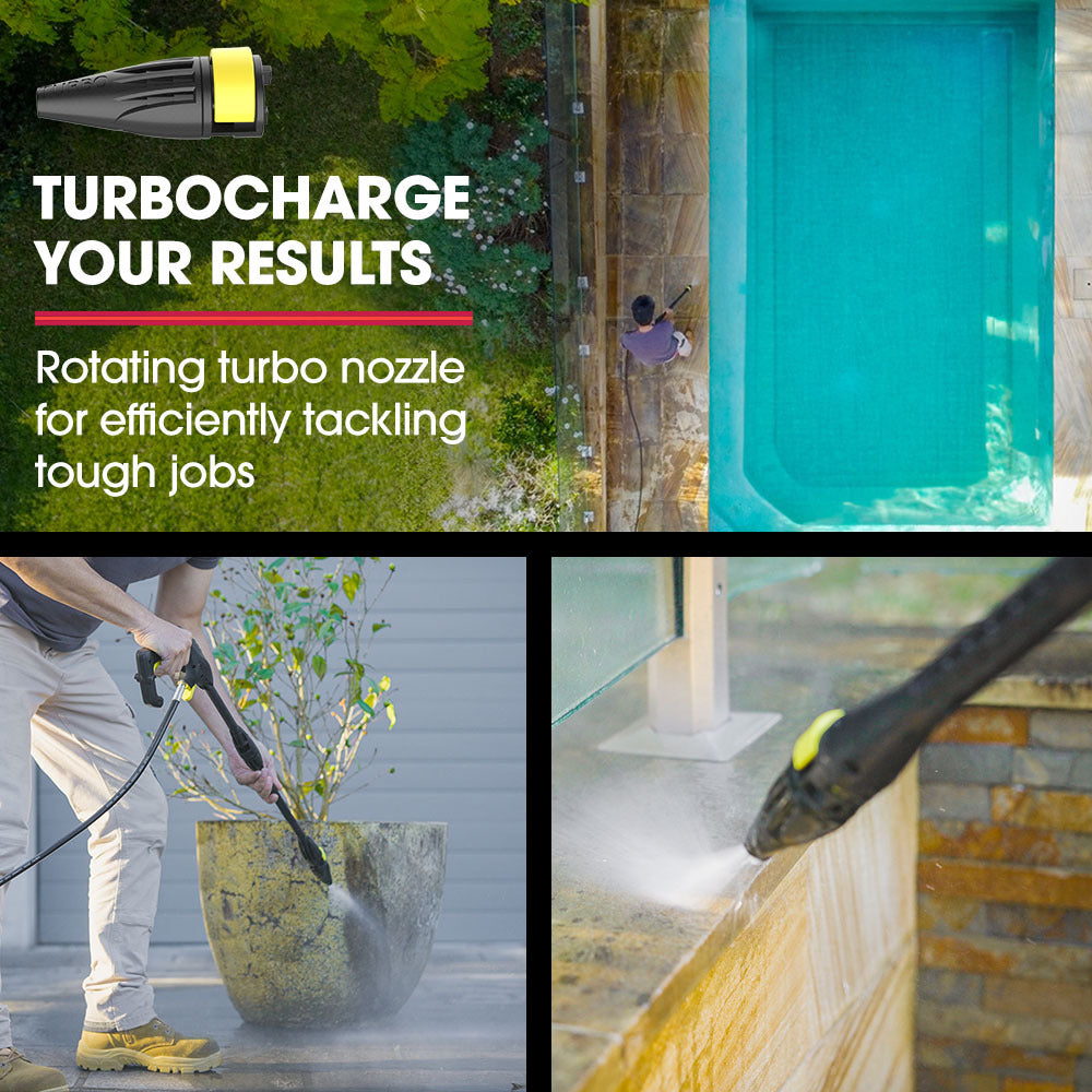 2900 PSI Electric Pressure Washer with 5m Hose & Versatile Attachments