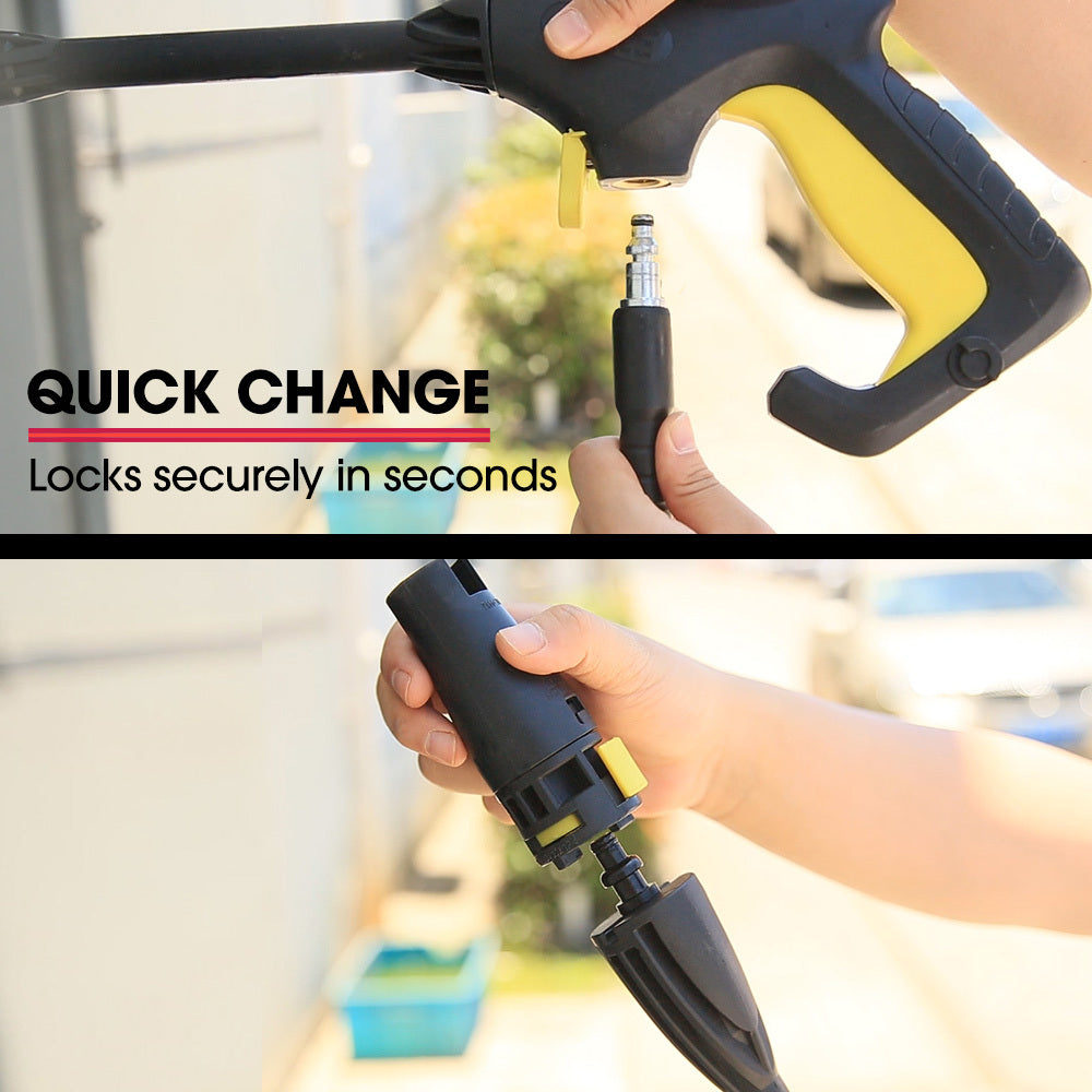 2800 PSI Electric Pressure Washer with 10m Hose & Attachments, 2.8m Reach